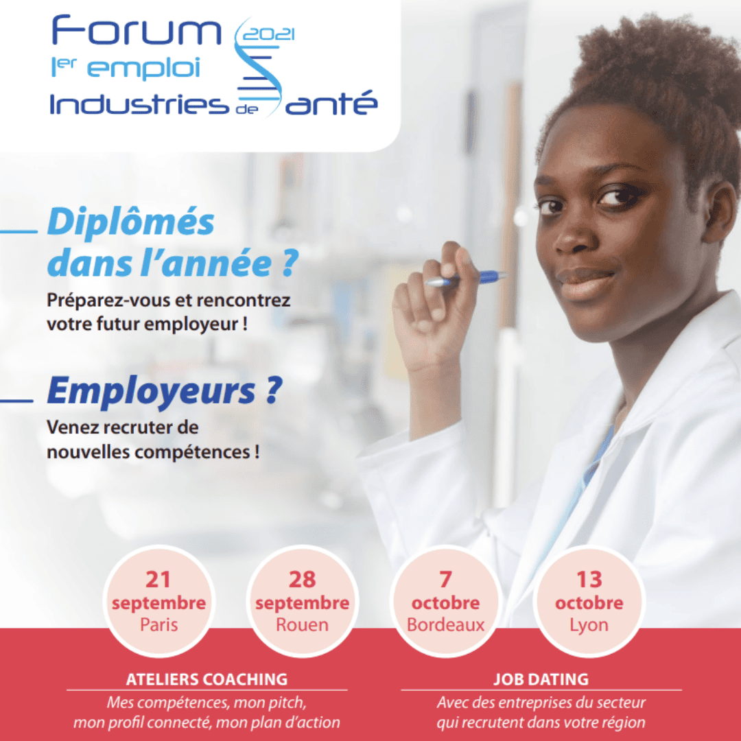 Forum 1er Emploi – Industries de santé 2021